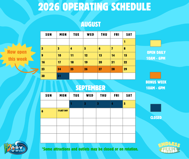 2026 Operating Calender